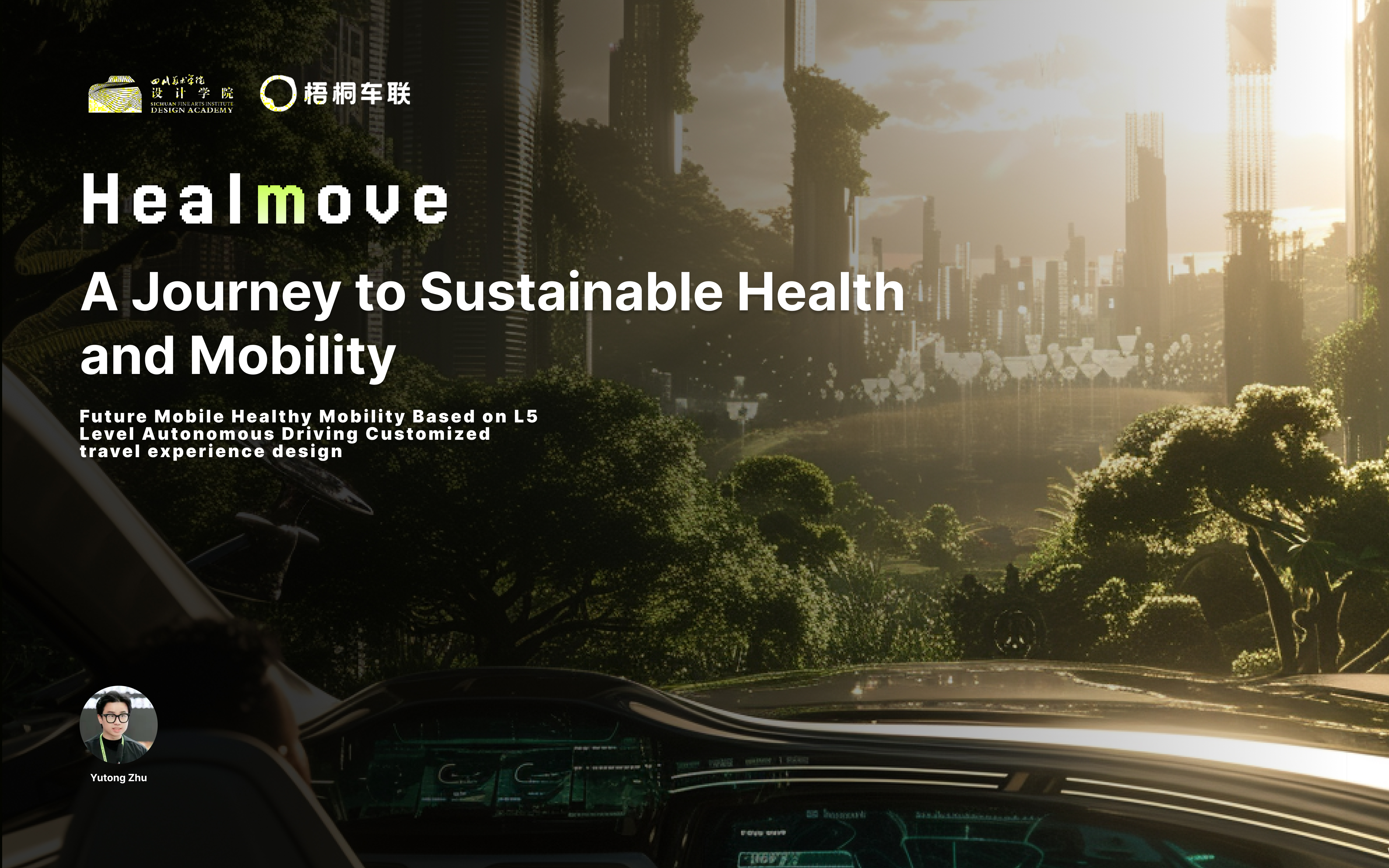 Cover board. Healmove frames sustainable health and mobility as a customized travel experience on top of L5 autonomous driving.